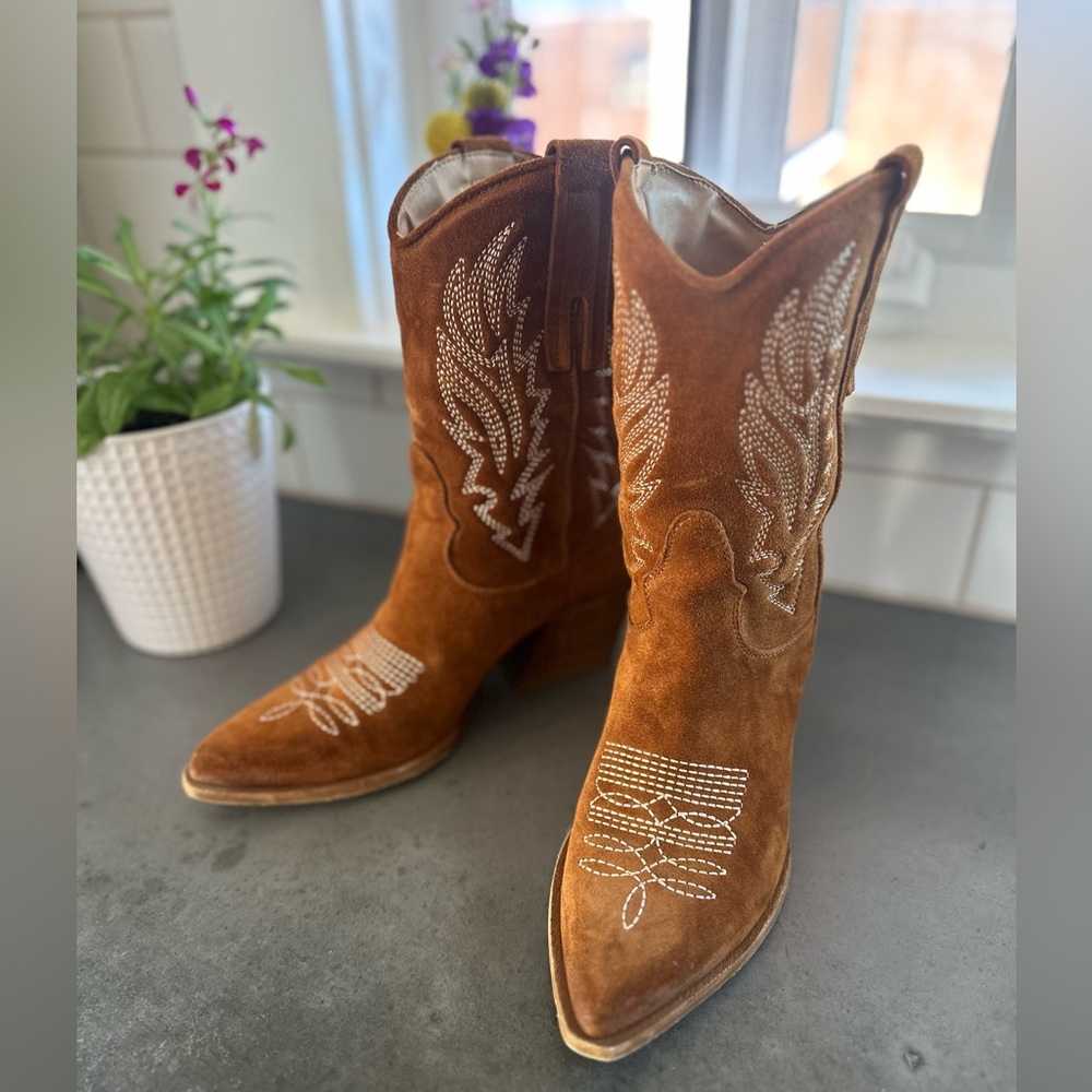 LEONARDO | Low Texan Suede Boots